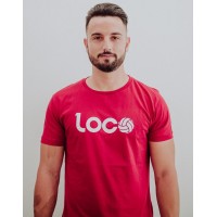 Camiseta Loco Esencia Burgundy Blanco  Oferta + Barato