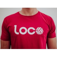 Camiseta Loco Esencia Burgundy Blanco  Oferta + Barato