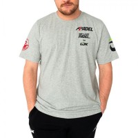 T-shirt Lok A1 Padel Bridger Gris Chiné
