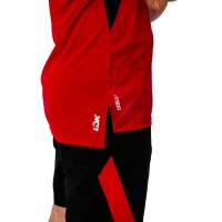 T-shirt à capuche de padel Lok A1 rouge