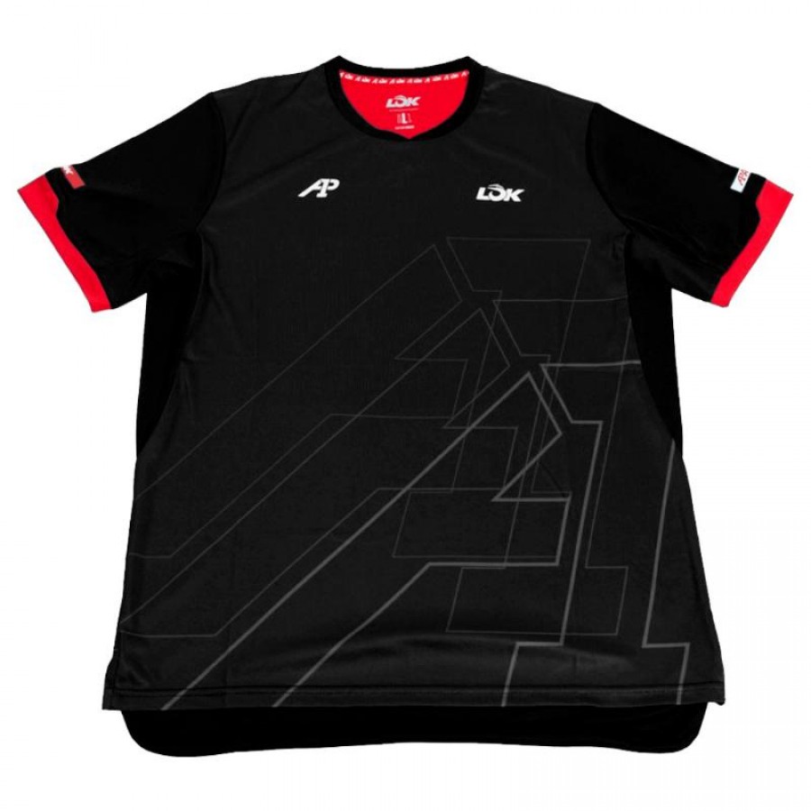 T-shirt Lok A1 Padel Pikes Noir  Offre - Pas cher
