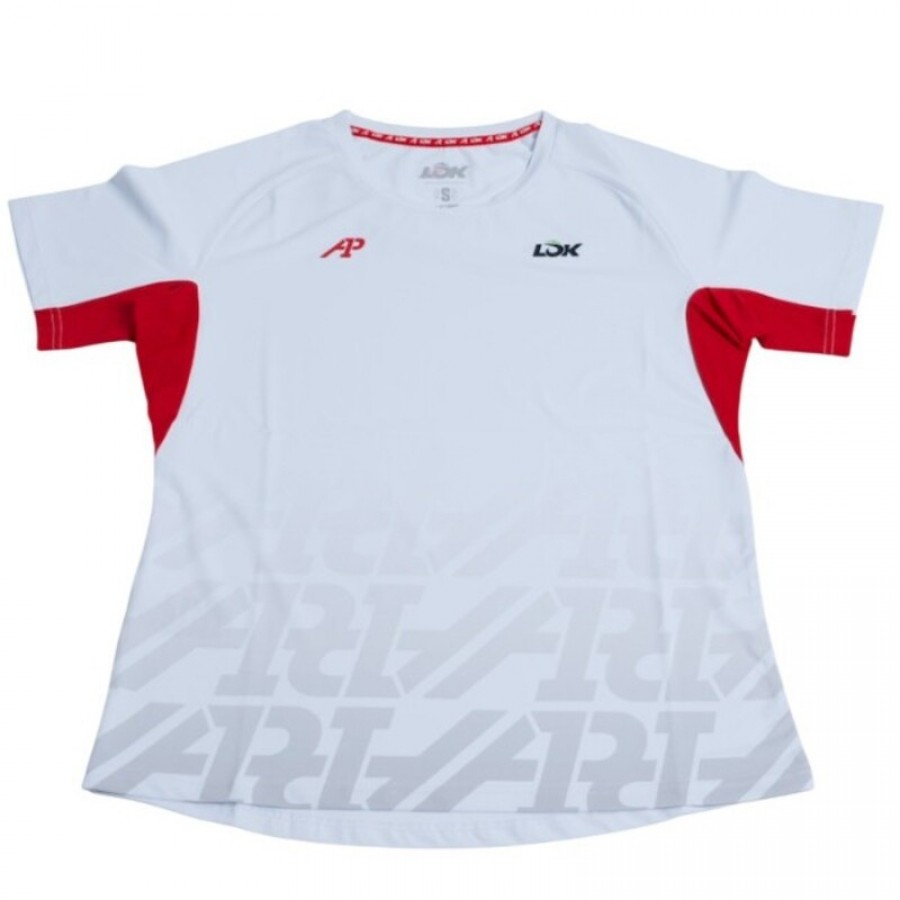 Camiseta Lok A1 Padel Stanish Blanco Mujer  Oferta + Barato