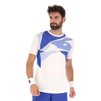 T-shirt Lotto Tech I D2 White Gloss Blue  Offer + Cheap
