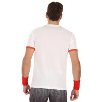 T-shirt Lotto Top IV Noir Blanc Brillant  Offre - Pas cher