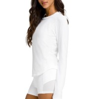 Camiseta Manga Larga Wilson All Day Blanco Mujer  Oferta + Barato