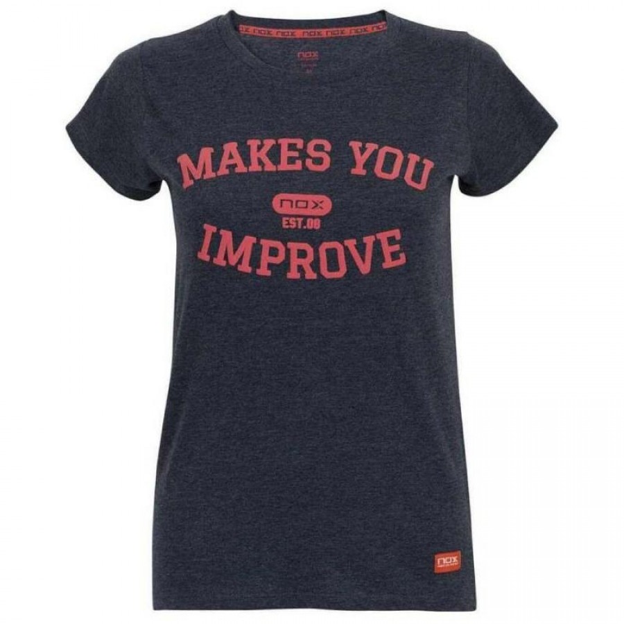 Camiseta Nox Basic Azul Marino Mujer  Oferta + Barato