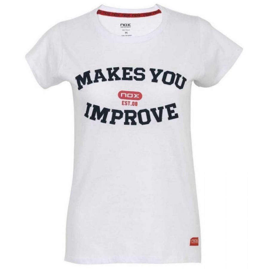 Camiseta Nox Basic Blanco Mujer  Oferta + Barato