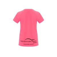 Camiseta PadelPoint Torneio Rosa Fluor Mujer  Oferta + Barato