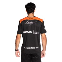 Camiseta Siux Leo Augsburger Fenix Oficial Negro Naranja  Oferta + Barato