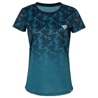 Tecnifibre X-Loop Teal Blue T-Shirt Femme  Offre - Pas cher