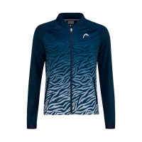 Dark Blue Head Breaker Jacket Women  s Print