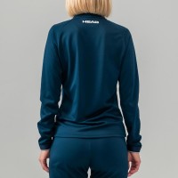 Dark Blue Head Breaker Jacket Women  s Print