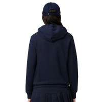 Lacoste Sport Navy Blue Cotton Jacket Women