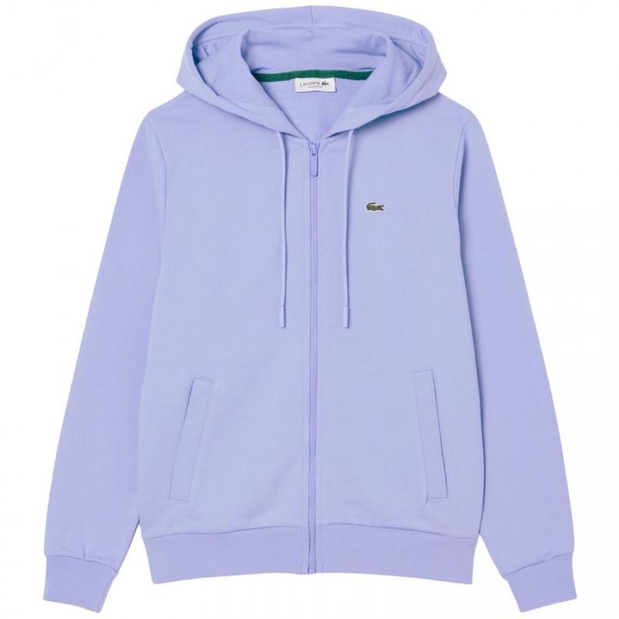 Lacoste Sport Cotton Jacket Blue Violet Women