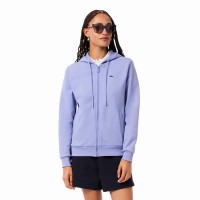 Lacoste Sport Cotton Jacket Blue Violet Women