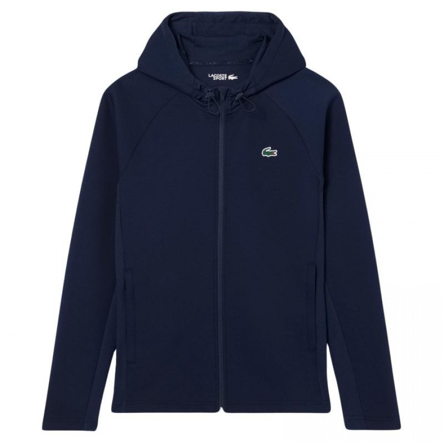Blouson Lacoste Sport Bleu Marine  Offre - Pas cher