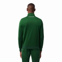Lacoste Green White Tennis Jacket  Offer + Cheap