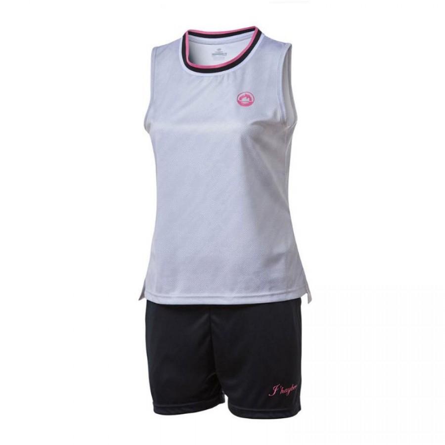 Conjunto JHayber Play Gris Negro Mujer
