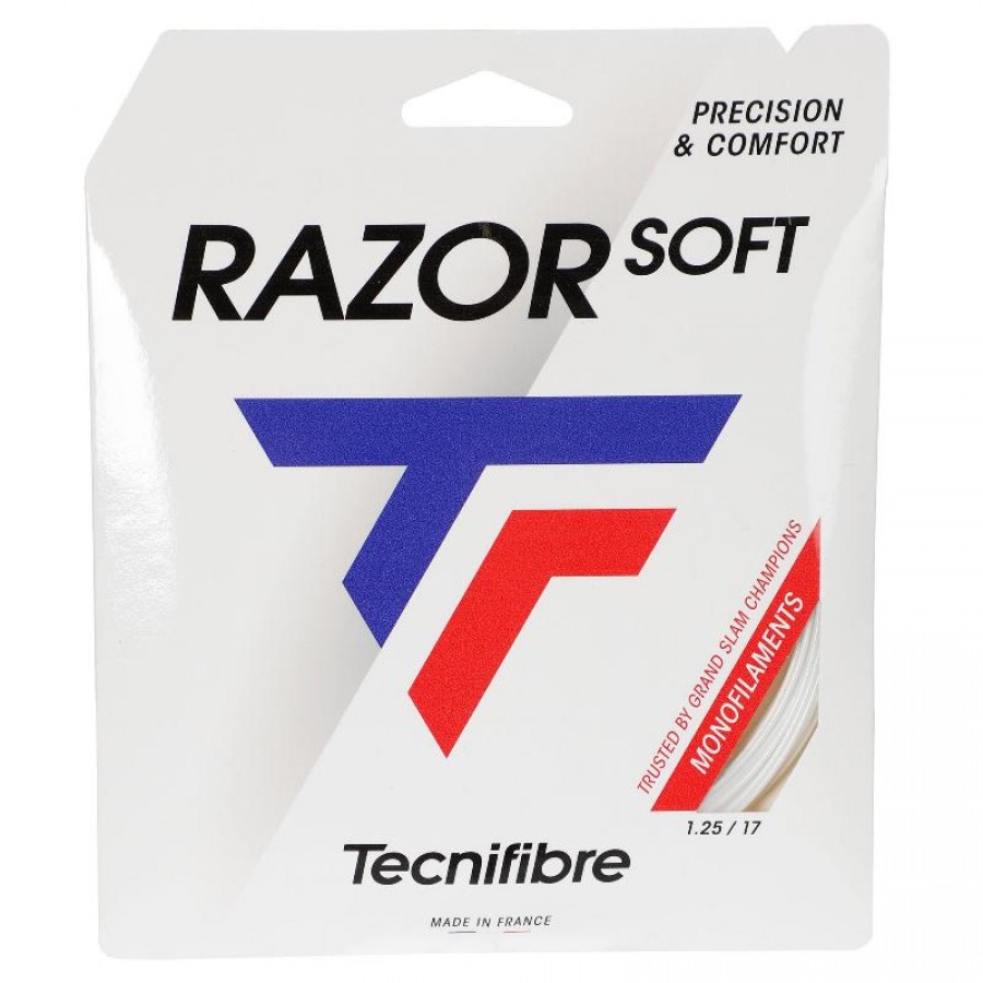 Cordaje 12m Tecnifibre Rasoir Soft 1,25mm Blanco  Offre - Pas cher