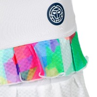 Falda Bidi Badu Kaleido Pleated Blanco Mix Junior  Oferta + Barato