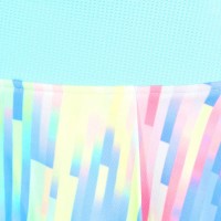 Falda Bidi Badu Melbourne Printed Wavy Aqua Mix Junior  Offer + Cheap