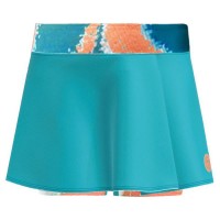 Falda Bidi Badu Melbourne Printed Wavy Petroleo Naranja  Offer + Cheap