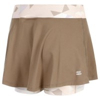 Falda Bidi Badu Paris Printed Wavy Marron Beige Junior  Offer + Cheap