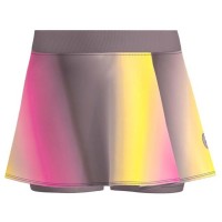 Falda Bidi Badu Spectrum Imprimé Marron Ondulé Amarillo  Offre - Pas cher