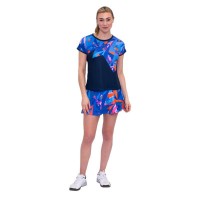 Falda Bidi Badu Spike Printed Wavy Azul Oscuro  Offer + Cheap