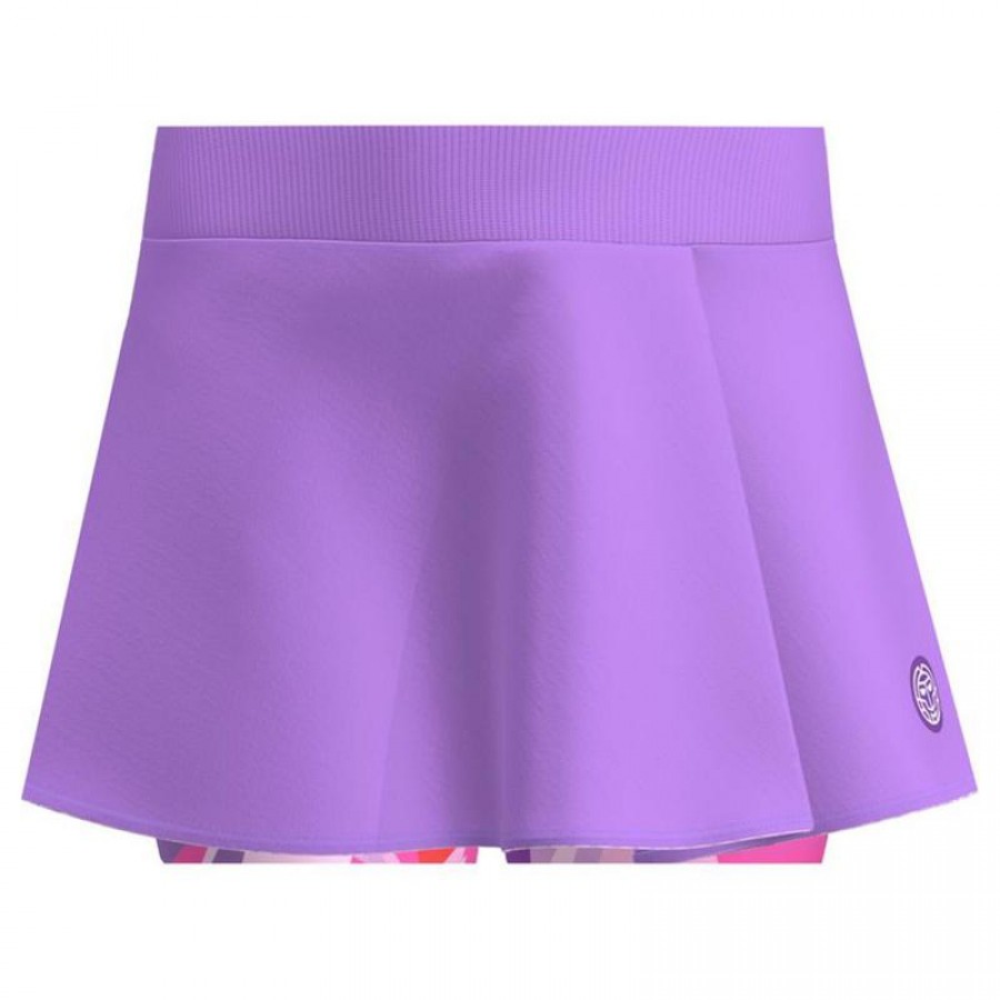 Falda Bidi Badu Spike Printed Wavy Lila Rosa  Oferta + Barato