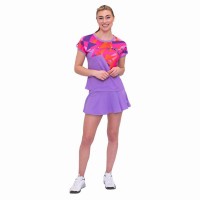 Falda Bidi Badu Spike Printed Wavy Lila Rosa  Oferta + Barato