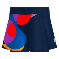 Falda Bidi Badu Twiggy Printed Wavy Azul Oscuro Mix Junior  Oferta + Barato