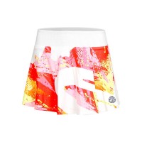 Falda Bidi Badu Wild Arts Printed Wavy Blanco Mix Junior  Offer + Cheap