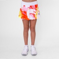 Falda Bidi Badu Wild Arts Printed Wavy Blanco Mix Junior  Offer + Cheap