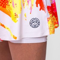 Falda Bidi Badu Wild Arts Printed Wavy Blanco Mix Junior  Offer + Cheap