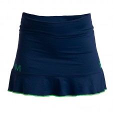 Falda Black Crown Marta Marrero Azul Marino Verde