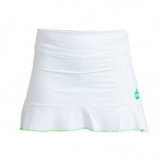 Falda Black Crown Marta Marrero Blanco Verde
