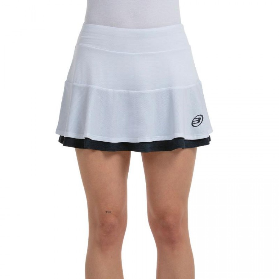Bullpadel Tejas White Skirt  Offer + Cheap