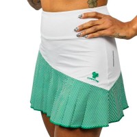 Cartri Jupe Telma Blanc Vert  Offre - Pas cher