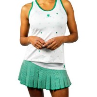Cartri Jupe Telma Blanc Vert  Offre - Pas cher