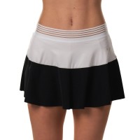 Falda Drop Shot Luna Blanco Negro  Oferta + Barato