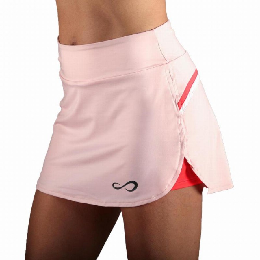 Falda Fluxo Sem Fim II Rosa Cristal  Oferta + Barato
