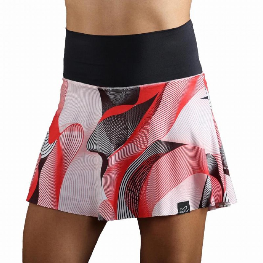 Falda Sem Fim Lux II Kynetic Rosa  Oferta + Barato