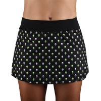 Falda Infinita Impressão Minima Caveiras Verde  Oferta + Barato