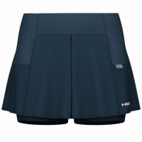 Falda Head Performance Azul Marino Plata  Oferta + Barato