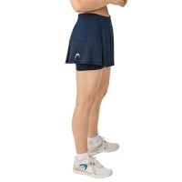Falda Head Performance Azul Marino Plata  Oferta + Barato