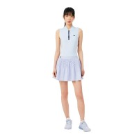 Falda Lacoste Tenis Ultra Dry Azul Claro