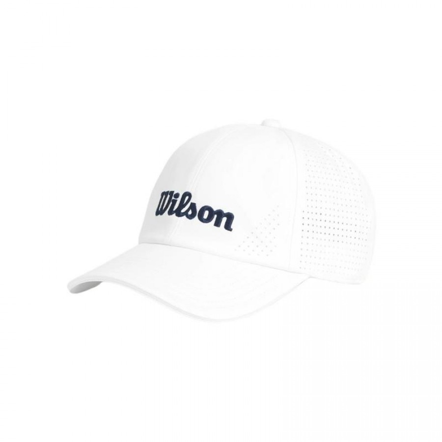 Gorra Wilson Blanco Azul Marino Perfurado Ativo