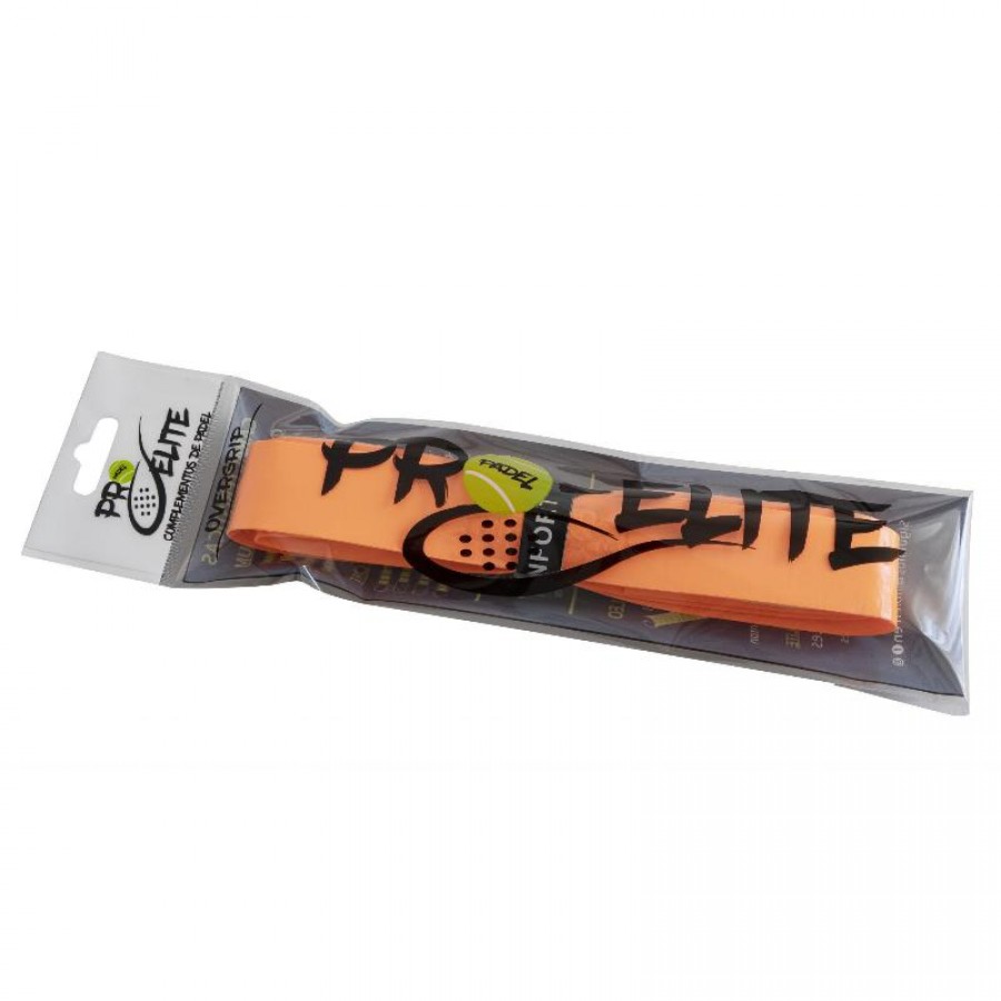 Grip Pro Elite Confort Eva Liso Naranja Fluor 1 Unidad  Oferta + Barato