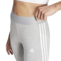 Leggings Adidas 3 Stripes Cinzento Branco  Oferta + Barato